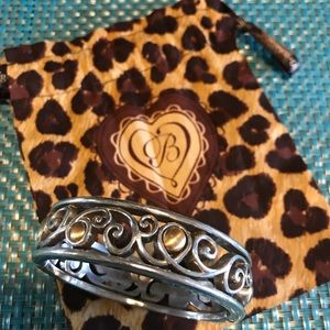 Brighton two tone hinged bangle